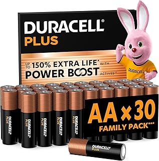 Duracell Plus AA, Lot de 30 (alcaline, Power Boost)