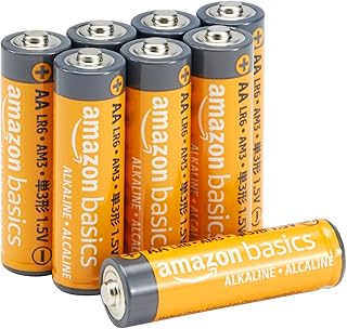 Lot de 8 piles alcalines AA haute performance 1,5 V Amazon Basics