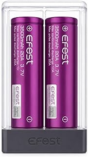 Batterie rechargeable Efest 3500 mAh 20 A avec boîtier de protection
